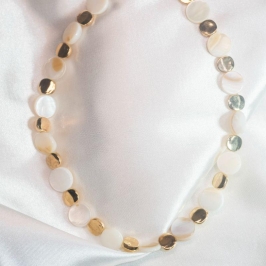 Choker Madre Perola com Esferas