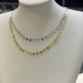 Choker estrelas - Banhado a Ouro