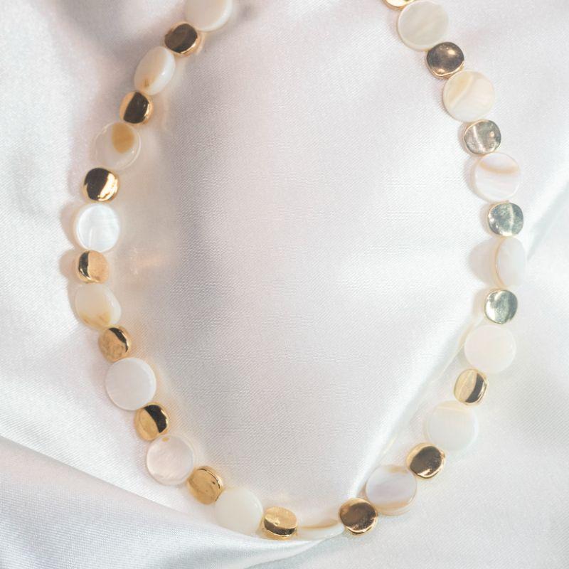 Choker Madre Perola com Esferas