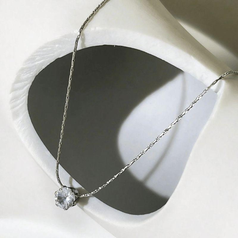 Colar Ponto de Luz Mini - Aço Inox